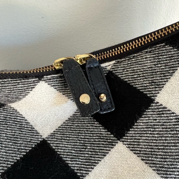 Talbots crossbody satchel style bag buffalo plaid - Picture 6 of 13